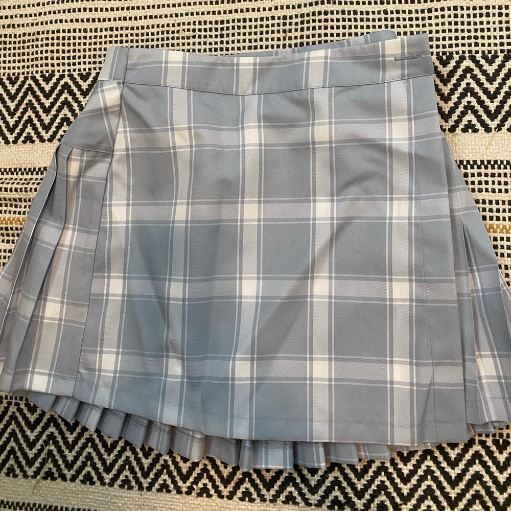 Blue and white forever 21 skirt
